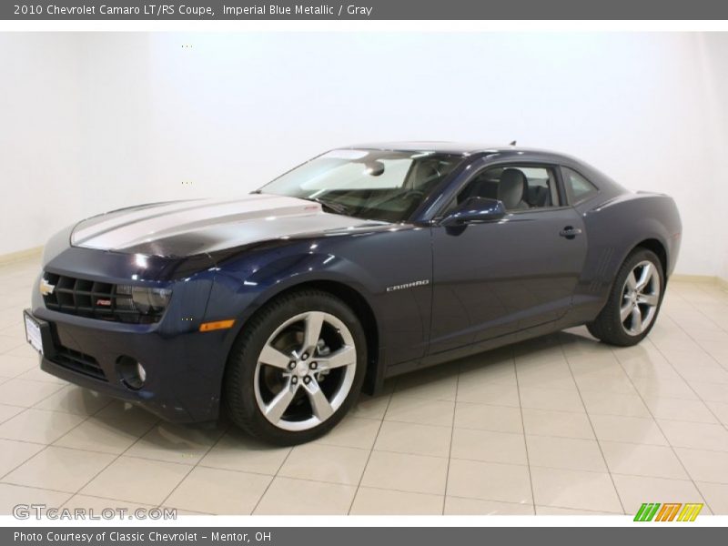 Imperial Blue Metallic / Gray 2010 Chevrolet Camaro LT/RS Coupe