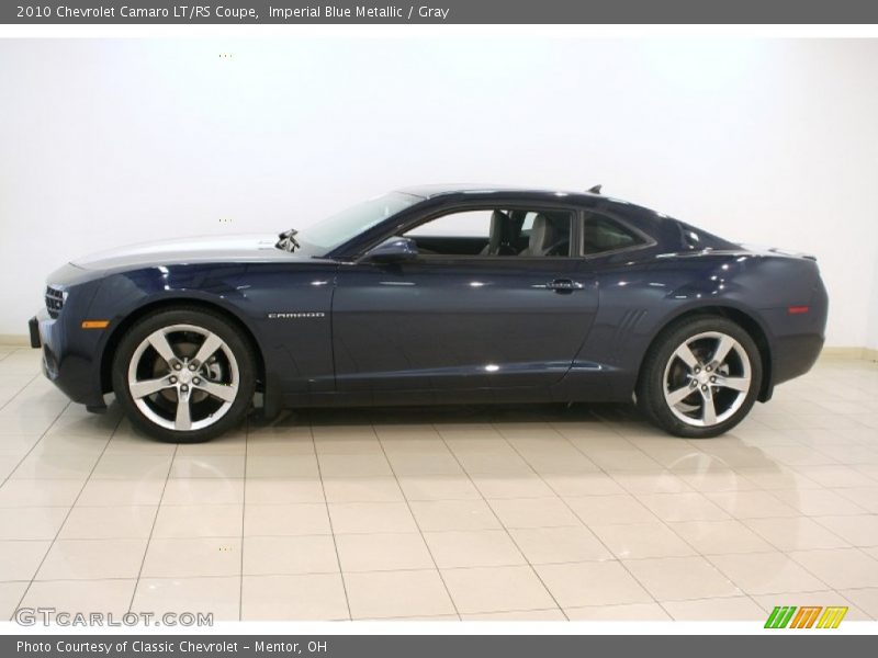 Imperial Blue Metallic / Gray 2010 Chevrolet Camaro LT/RS Coupe