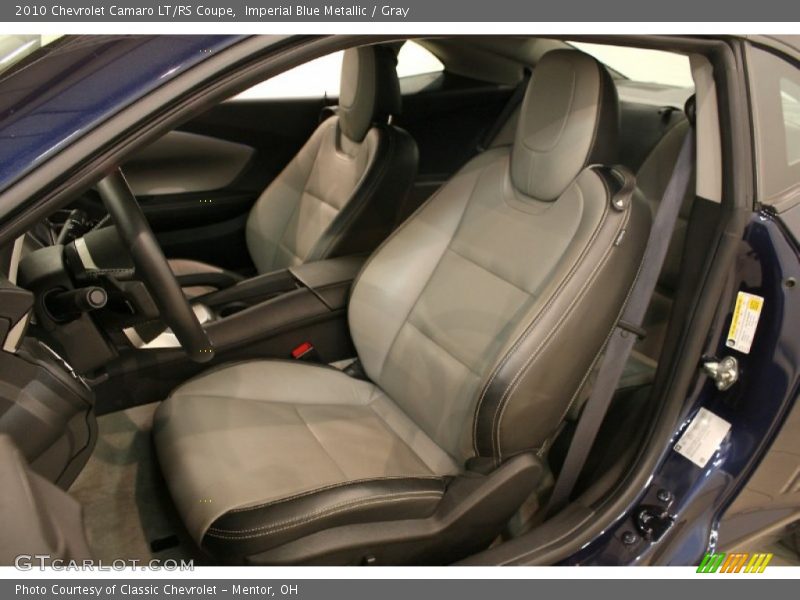 Imperial Blue Metallic / Gray 2010 Chevrolet Camaro LT/RS Coupe