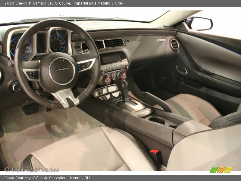 Imperial Blue Metallic / Gray 2010 Chevrolet Camaro LT/RS Coupe