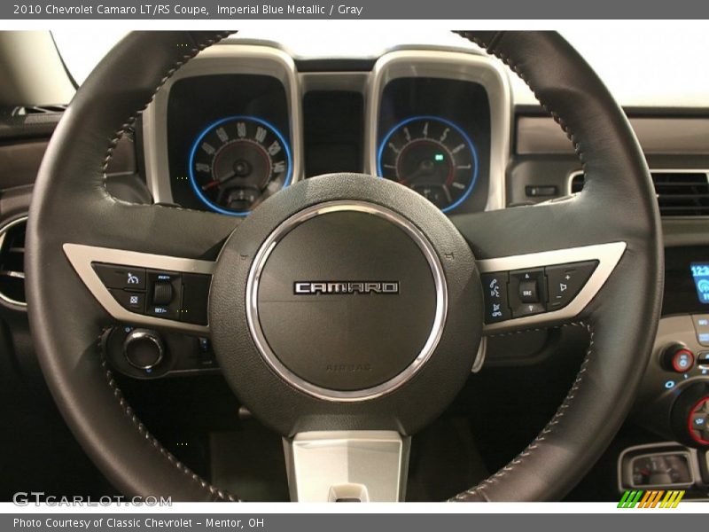 Imperial Blue Metallic / Gray 2010 Chevrolet Camaro LT/RS Coupe