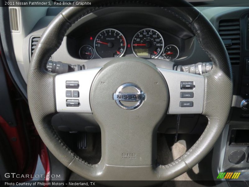 Red Brick / Graphite 2011 Nissan Pathfinder S