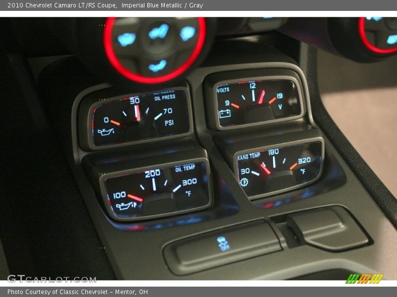 Imperial Blue Metallic / Gray 2010 Chevrolet Camaro LT/RS Coupe