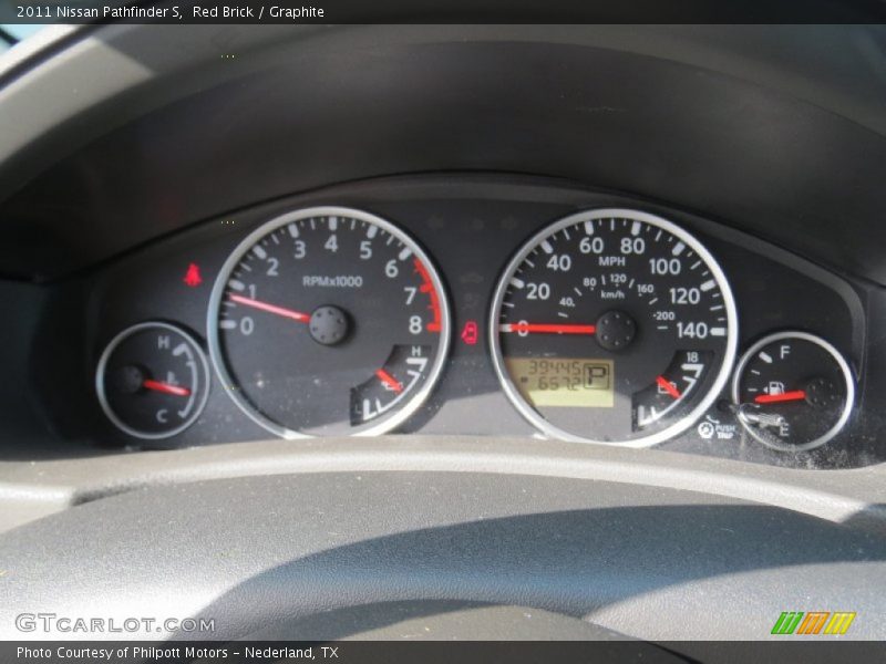 Red Brick / Graphite 2011 Nissan Pathfinder S