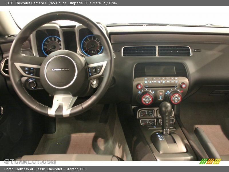 Imperial Blue Metallic / Gray 2010 Chevrolet Camaro LT/RS Coupe