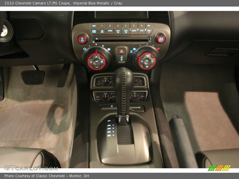 Imperial Blue Metallic / Gray 2010 Chevrolet Camaro LT/RS Coupe