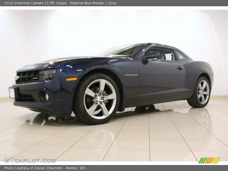 Imperial Blue Metallic / Gray 2010 Chevrolet Camaro LT/RS Coupe