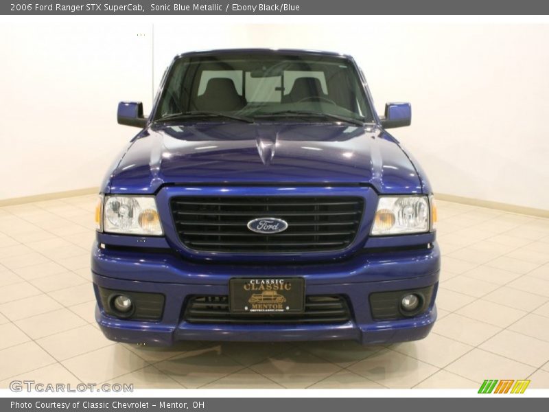 Sonic Blue Metallic / Ebony Black/Blue 2006 Ford Ranger STX SuperCab