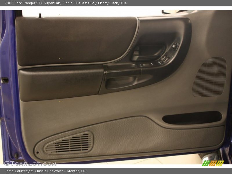 Sonic Blue Metallic / Ebony Black/Blue 2006 Ford Ranger STX SuperCab