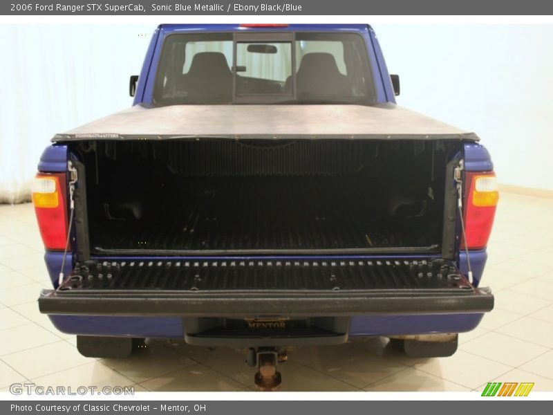 Sonic Blue Metallic / Ebony Black/Blue 2006 Ford Ranger STX SuperCab