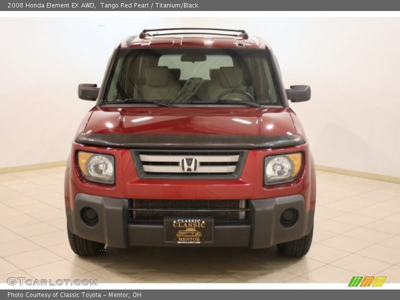 Tango Red Pearl / Titanium/Black 2008 Honda Element EX AWD