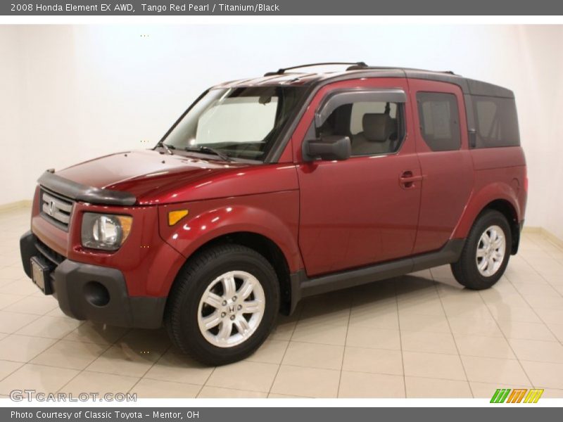 Tango Red Pearl / Titanium/Black 2008 Honda Element EX AWD