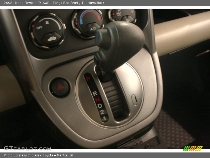 Tango Red Pearl / Titanium/Black 2008 Honda Element EX AWD