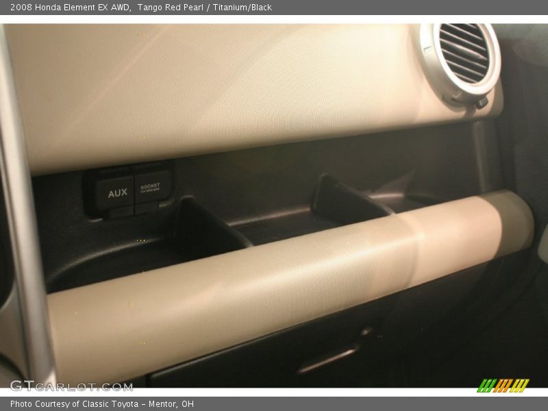 Tango Red Pearl / Titanium/Black 2008 Honda Element EX AWD