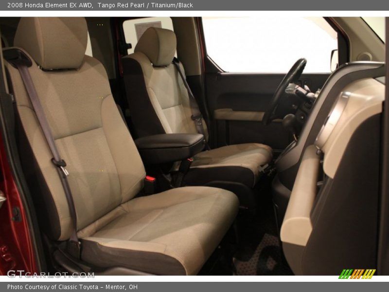 Tango Red Pearl / Titanium/Black 2008 Honda Element EX AWD