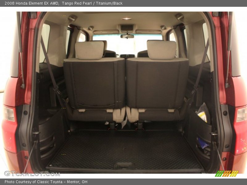 Tango Red Pearl / Titanium/Black 2008 Honda Element EX AWD