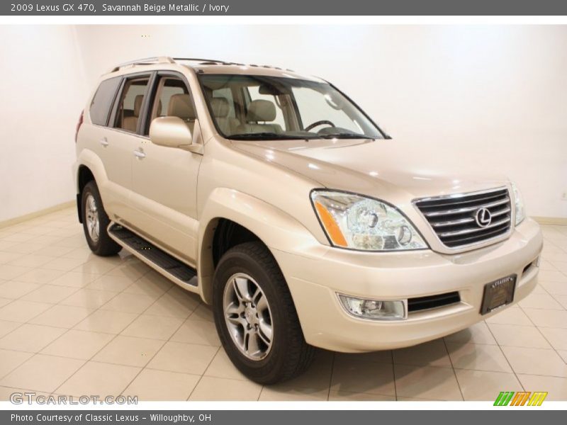Savannah Beige Metallic / Ivory 2009 Lexus GX 470