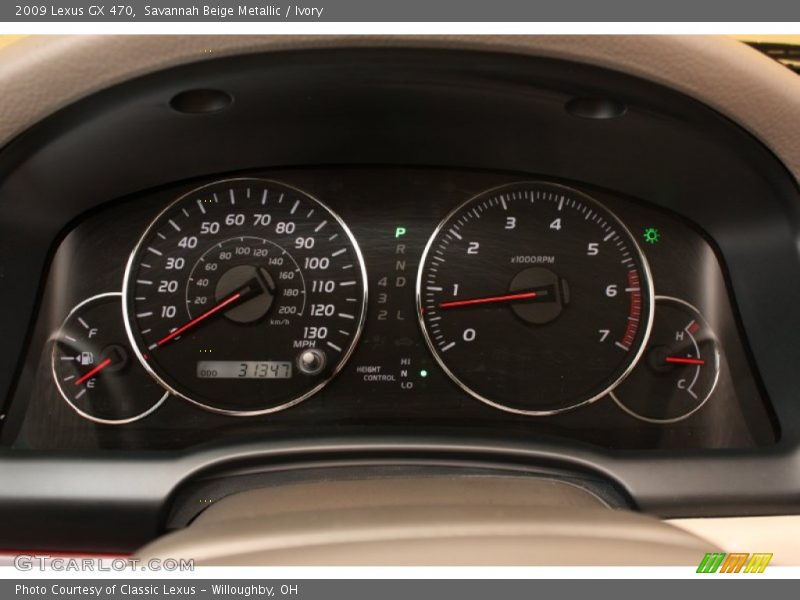 Savannah Beige Metallic / Ivory 2009 Lexus GX 470