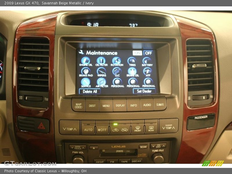 Savannah Beige Metallic / Ivory 2009 Lexus GX 470