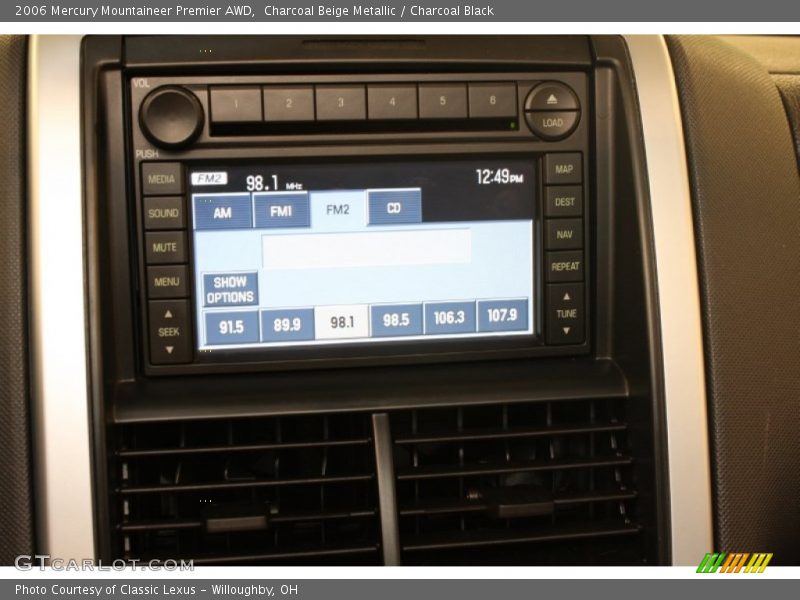 Charcoal Beige Metallic / Charcoal Black 2006 Mercury Mountaineer Premier AWD