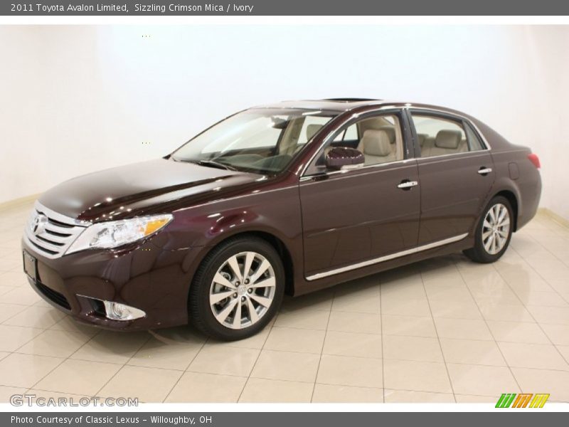 Sizzling Crimson Mica / Ivory 2011 Toyota Avalon Limited