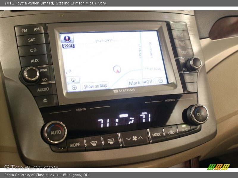 Sizzling Crimson Mica / Ivory 2011 Toyota Avalon Limited