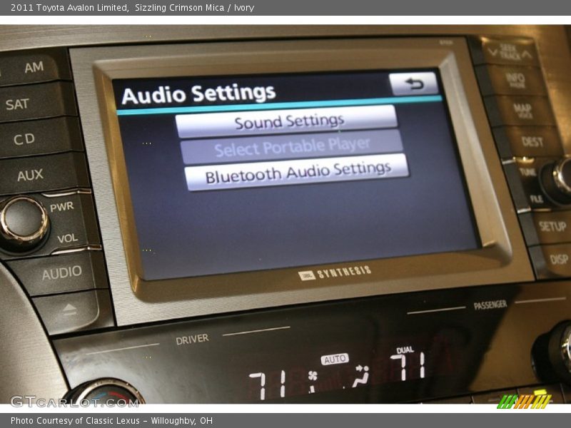 Sizzling Crimson Mica / Ivory 2011 Toyota Avalon Limited