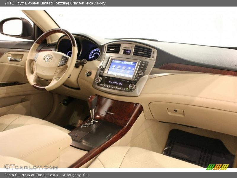 Sizzling Crimson Mica / Ivory 2011 Toyota Avalon Limited