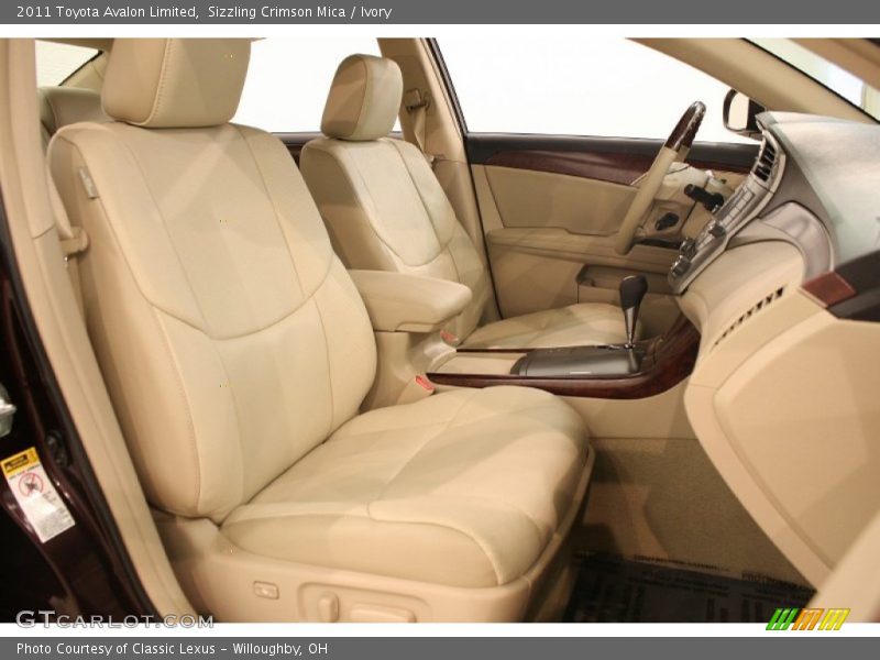 Sizzling Crimson Mica / Ivory 2011 Toyota Avalon Limited