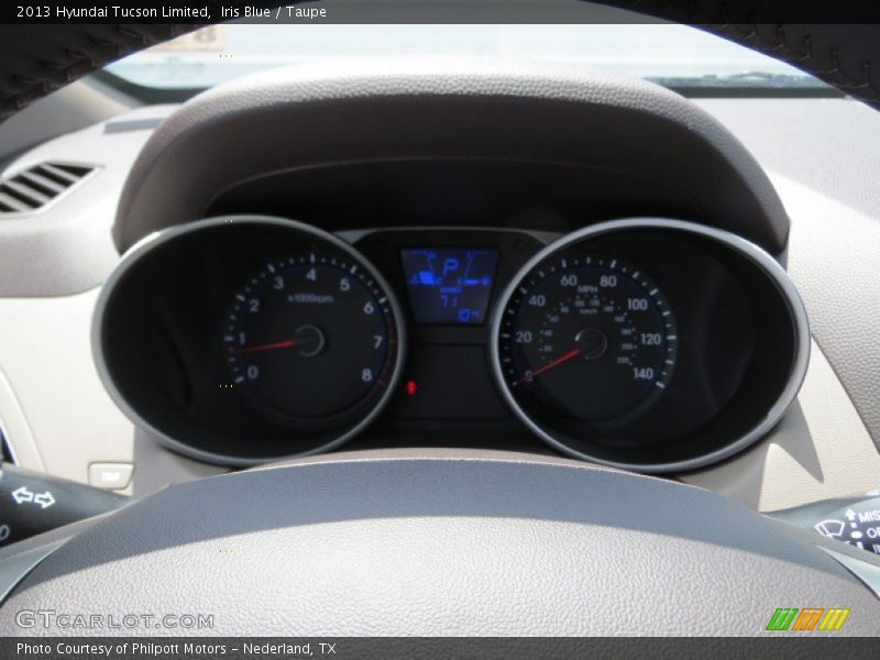  2013 Tucson Limited Limited Gauges