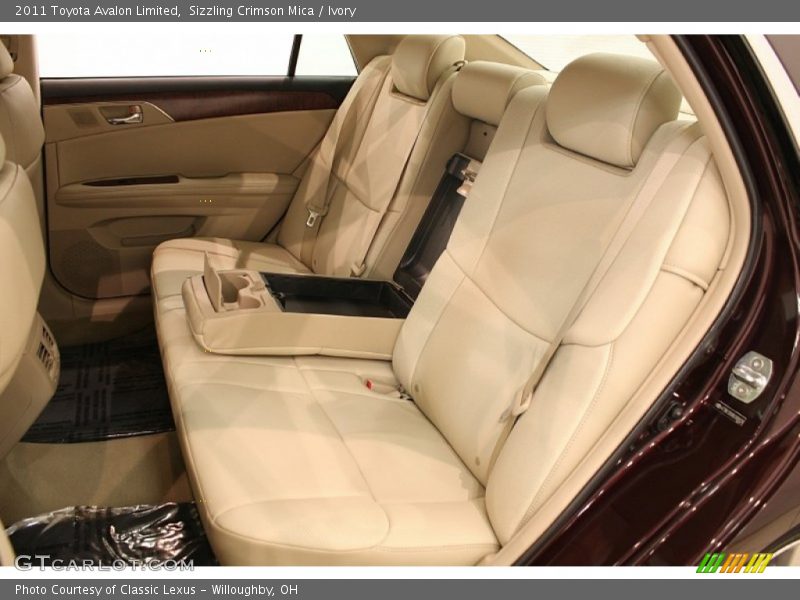 Sizzling Crimson Mica / Ivory 2011 Toyota Avalon Limited