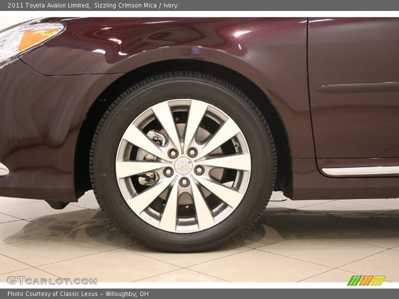 Sizzling Crimson Mica / Ivory 2011 Toyota Avalon Limited