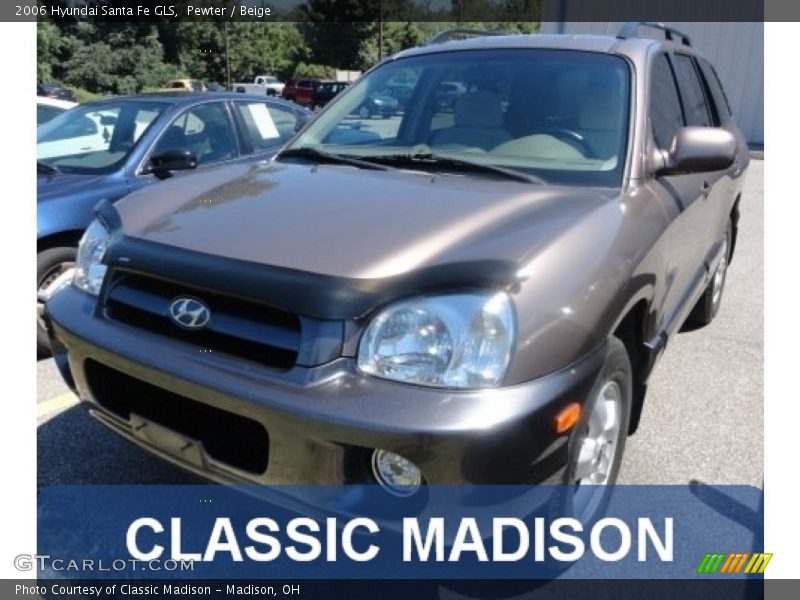 Pewter / Beige 2006 Hyundai Santa Fe GLS