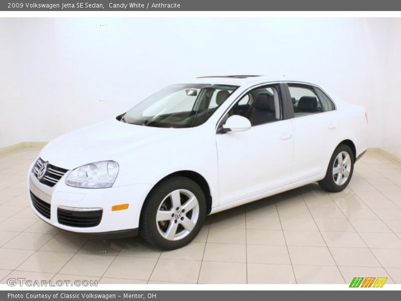 Candy White / Anthracite 2009 Volkswagen Jetta SE Sedan