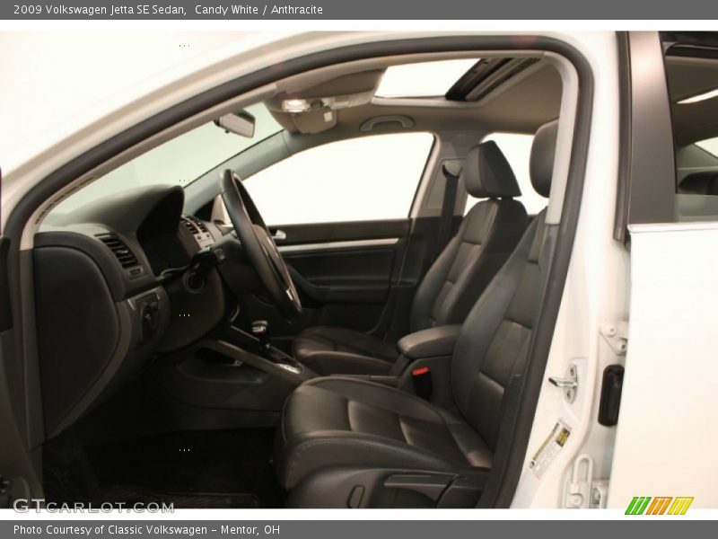 Candy White / Anthracite 2009 Volkswagen Jetta SE Sedan