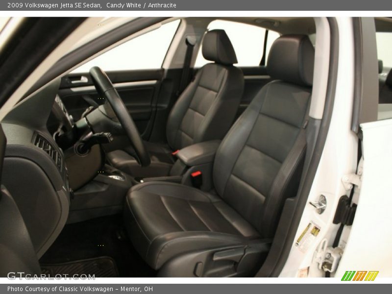 Candy White / Anthracite 2009 Volkswagen Jetta SE Sedan