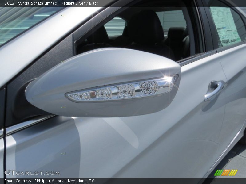 Radiant Silver / Black 2013 Hyundai Sonata Limited