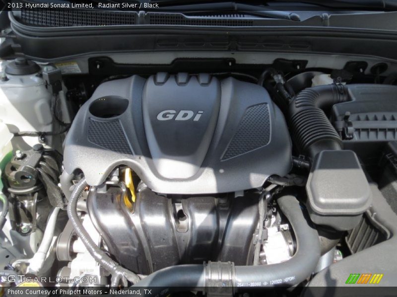 Radiant Silver / Black 2013 Hyundai Sonata Limited