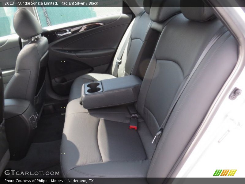 Radiant Silver / Black 2013 Hyundai Sonata Limited