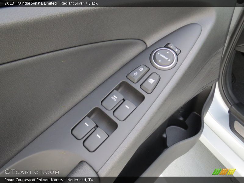 Radiant Silver / Black 2013 Hyundai Sonata Limited