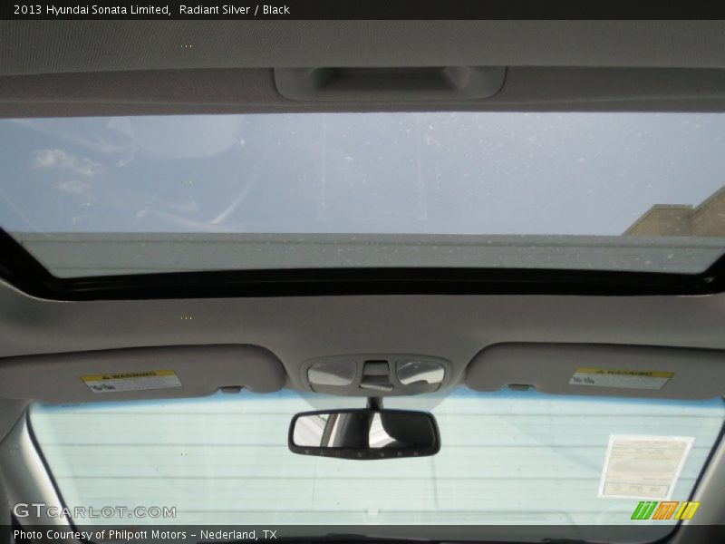 Radiant Silver / Black 2013 Hyundai Sonata Limited