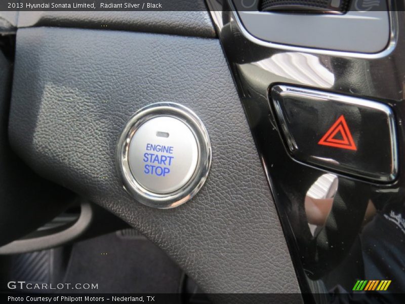 Radiant Silver / Black 2013 Hyundai Sonata Limited