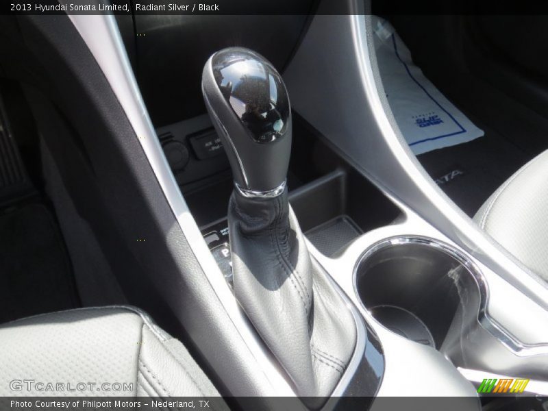 Radiant Silver / Black 2013 Hyundai Sonata Limited