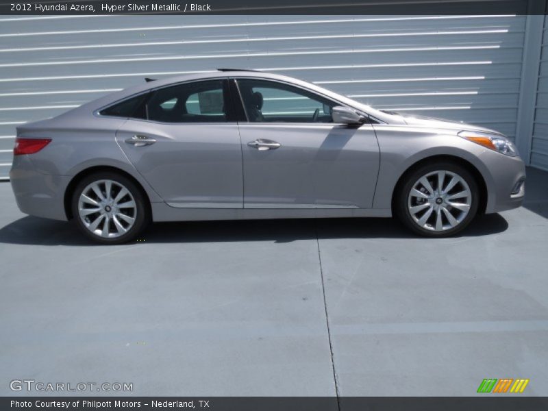Hyper Silver Metallic / Black 2012 Hyundai Azera