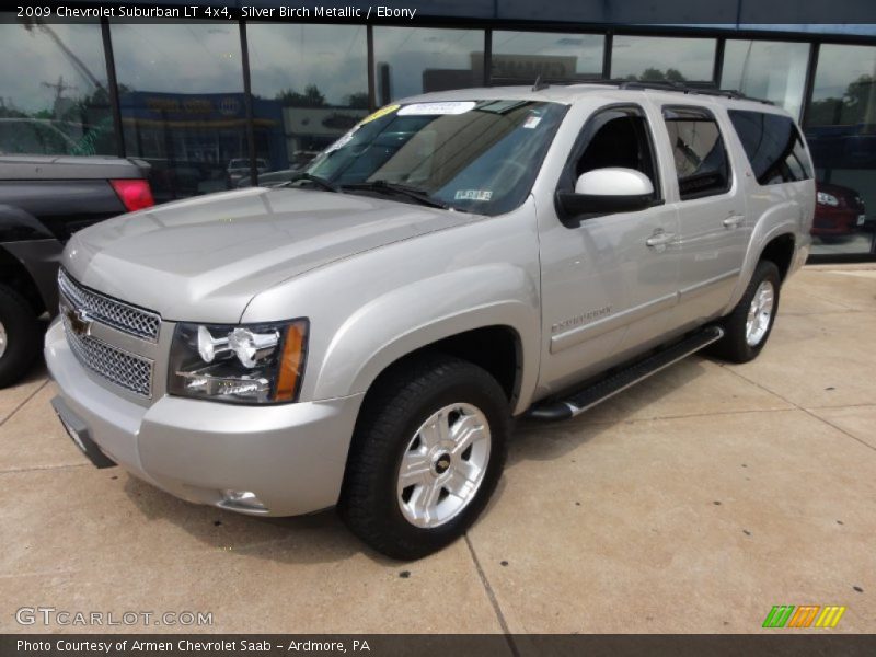 Silver Birch Metallic / Ebony 2009 Chevrolet Suburban LT 4x4