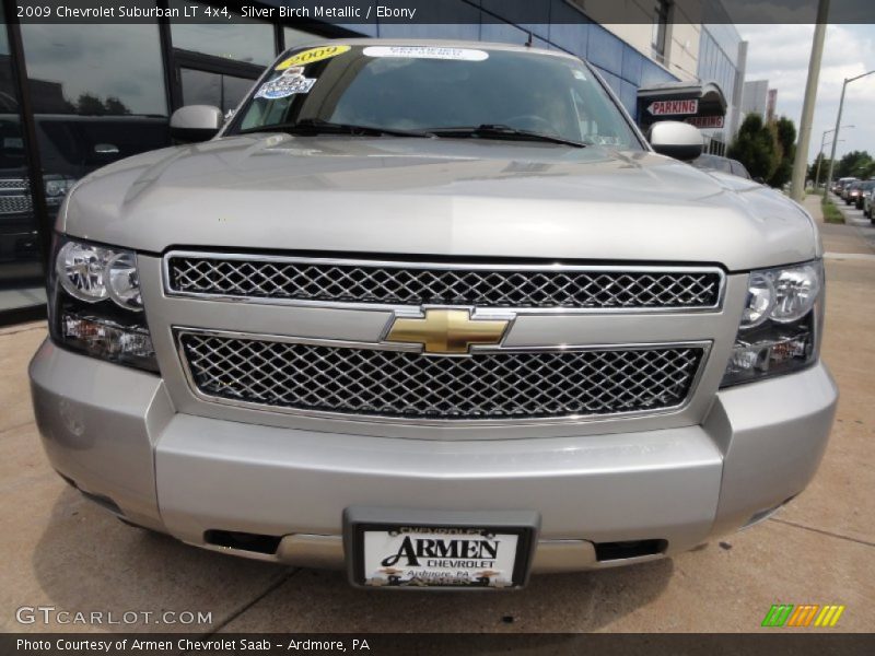 Silver Birch Metallic / Ebony 2009 Chevrolet Suburban LT 4x4