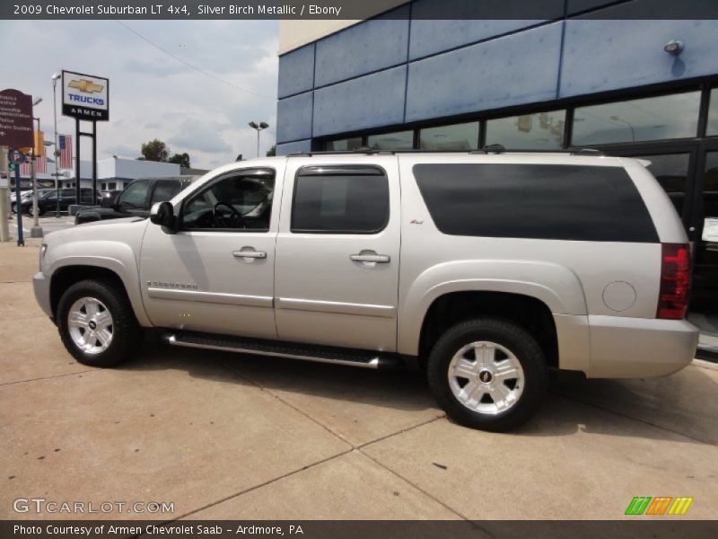 Silver Birch Metallic / Ebony 2009 Chevrolet Suburban LT 4x4
