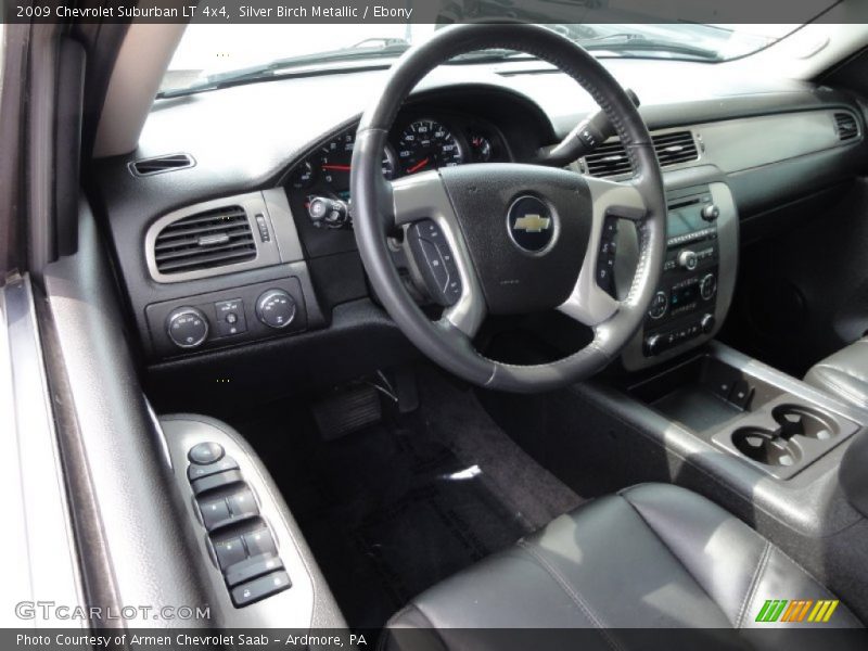 Silver Birch Metallic / Ebony 2009 Chevrolet Suburban LT 4x4
