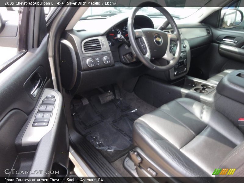 Silver Birch Metallic / Ebony 2009 Chevrolet Suburban LT 4x4