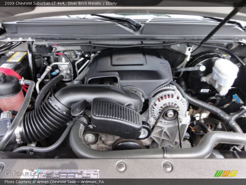 Silver Birch Metallic / Ebony 2009 Chevrolet Suburban LT 4x4